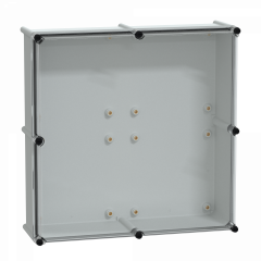 PanelSeT PLS - Boite avec Couvercle transparent 54x54x18 Ral 7035