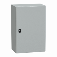 PanelSeT S3D - Enveloppe acier - H600xL400xP250 - porte pleine