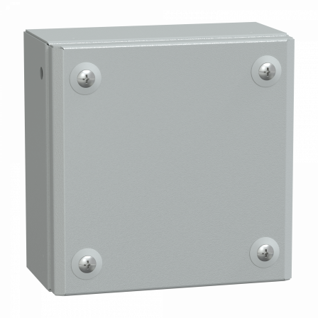 PanelSeT SBM - boite acier - 150x150x80mm - couvercle plein
