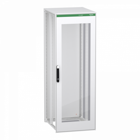 PrismaSeT HD - cellule - 1 porte transparente - blanc- 2000x700x800 mm