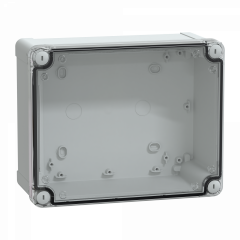 PanelSeT - boîte industrielle - Couvercle haut transparent - 241x192x105mm - PC