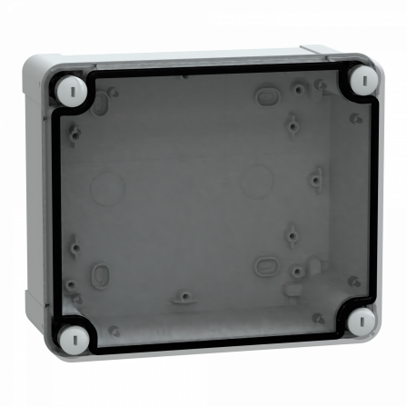 PanelSeT - boîte industrielle - transparente - 192x164x87mm - ABS