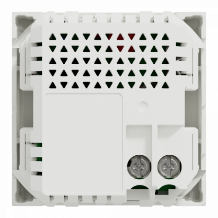 Unica - chargeur USB double - 5Vcc - 2,4A type A+C - 2 modul - blanc - méca seul