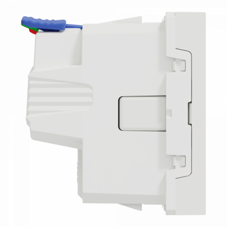 Unica - prise 2P+T - DE - connexion rapide - Blanc - méca seul