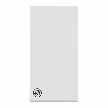 Unica - permutateur - 10A - 250Vca - 1 mod - Blanc antibactérien - méca seul