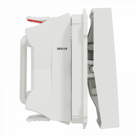 Unica - double va-et-vient - 10A - connexion rapide - 2 mod - Blanc - méca seul