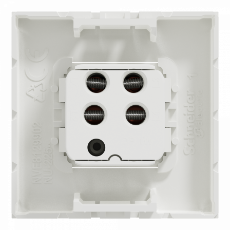 Unica - interrupteur bipolaire - 20A - 2 mod - Blanc - méca seul