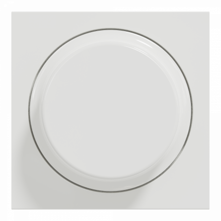 Wiser Unica - variateur rotatif - 2 fils - zigbee - blanc - méca seul