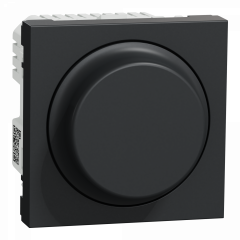 Wiser Unica - variateur rotatif - 2 fils - zigbee - anthracite - méca seul