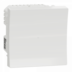 Wiser Unica - bouton poussoir - 10A - zigbee - blanc - méca seul