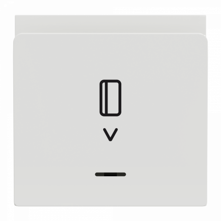 Unica - commande à carte électronique - 2 modules - Blanc - mécanisme seul