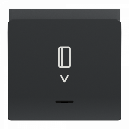 Unica - commande à carte électronique - 2 modules - Anthracite - mécanisme seul