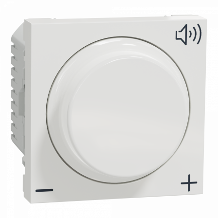 Unica - contrôle du volume - 12V - 2 mod - blanc - méca seul