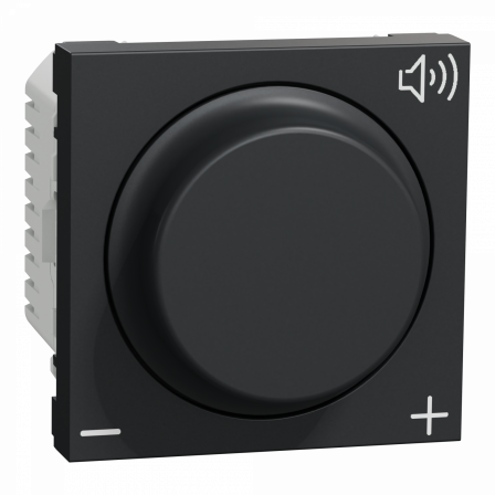 Unica - contrôle du volume - 12V - 2 mod - anthracite - méca seul