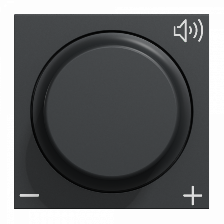 Unica - contrôle du volume - 12V - 2 mod - anthracite - méca seul