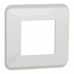 Unica Pro - plaque de finition - Blanc - 1 poste