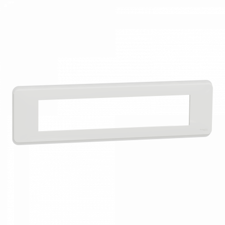 Unica Pro - plaque de finition - Blanc - 10 modules