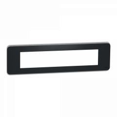 Unica Pro - plaque de finition - Anthracite - 10 modules