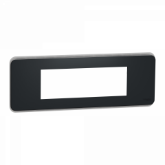 Unica Pro - plaque de finition - Anthracite - 6 modules