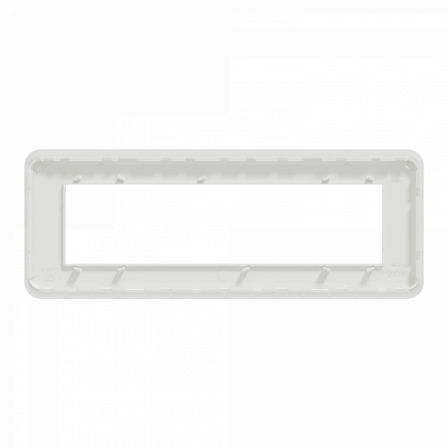Unica Pro - plaque de finition - Blanc - 8 modules