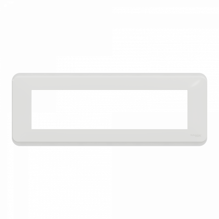 Unica Pro - plaque de finition - Blanc - 8 modules