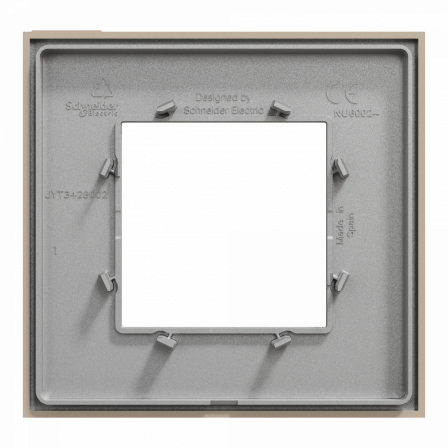 Unica Déco Essentielle - Plaque de finition - Taupe - 1 poste