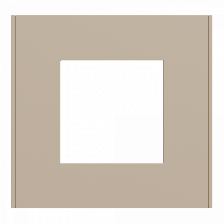 Unica Déco Essentielle - Plaque de finition - Taupe - 1 poste