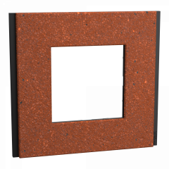 Unica Déco Signature - Plaque de finition - Terracotta - 1P