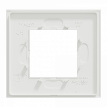 Unica Déco Signature - Plaque de finition - Blanc neige - 1P