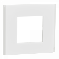 Unica Déco Signature - Plaque de finition - Blanc neige - 1P