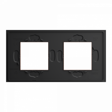 Unica Déco Signature - Plaque de finition - Terracotta - 2P horiz vert