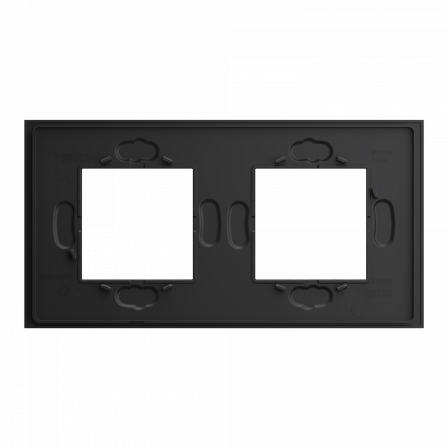 Unica Déco Signature - Plaque de finition - Ardoise - 2P horiz vert