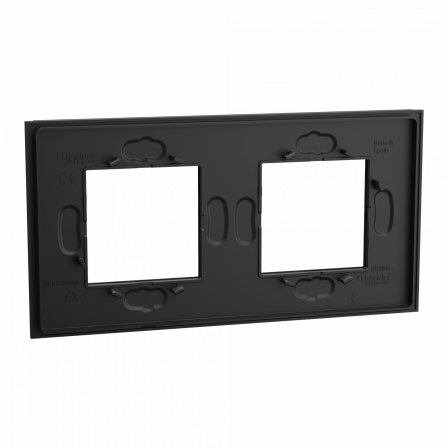 Unica Déco Signature - Plaque de finition - Ardoise - 2P horiz vert