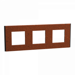 Unica Déco Signature - Plaque de finition - Terracotta - 3P horiz vert