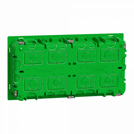 Unica - boîte de concentration encastrée - 2 rangées de 10 mod - à compléter