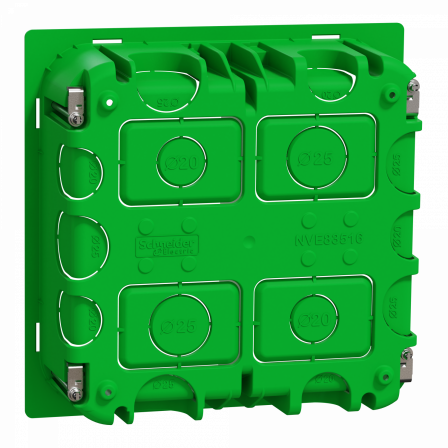 Unica - boîte de concentration encastrée - 2 col de 4 mod - à compléter