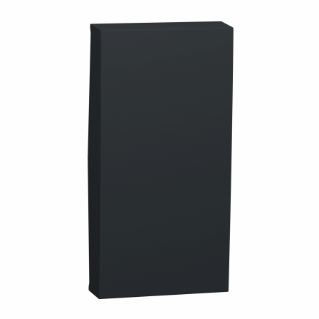 Unica - enjoliveur interrupteur ou bouton-poussoir - 1 mod - Anthracite