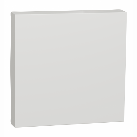 Unica - enjoliveur interrupteur ou bouton-poussoir - 2 mod - Blanc antibac