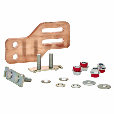 Linergy LGYE - Liaison décalée entre JdB vert/Horiz <= 1600A - avec visserie