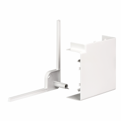 OptiLine 45 goulotte pvc blanc polaire 140 x 55 mm - angle plat 90°