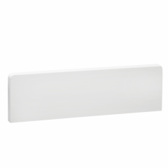 OptiLine 45 et 70 - goulotte PVC blanc 185 x 55 - embouts