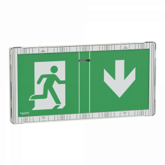 Exiway Smart DiCube - BAES adressable évacuation - IP42 - LED - 45lm - LiFePO4