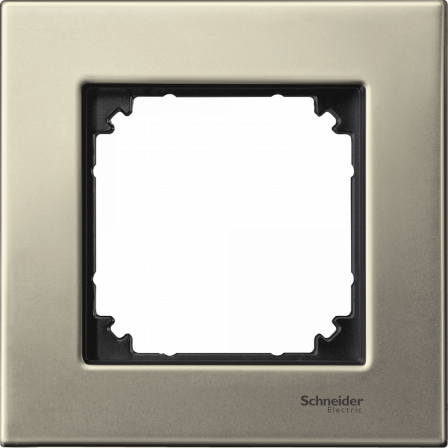System M - Plaque sple plan metal titane
