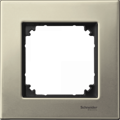 System M - Plaque sple plan metal titane