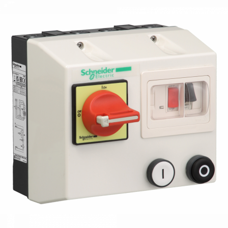 TeSys LG1K - démarreur en coffret - 1..1,6A - bobine 220Vca