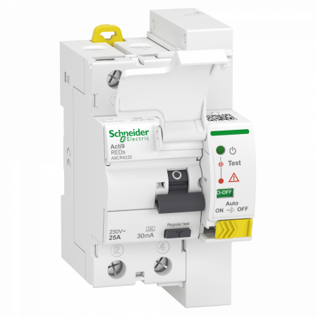 Acti9 REDs - interrupteur différentiel - 2P - 25A - 30mA - A