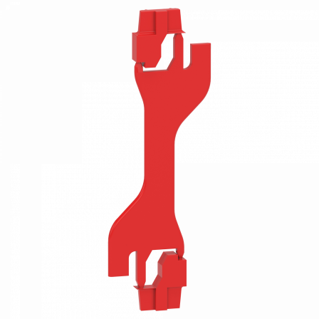 Canalis KB - dispositif de détrompage trappe/connecteur - rouge