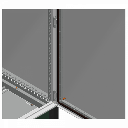 PanelSeT Accessoires - 2 profilés adaption verticaux avant - 1200mm