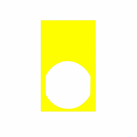 Harmony - Etiquette 30 x 50 jaune pour marquage noir