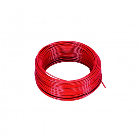 CABLE GALVANISE ROUGE D 5